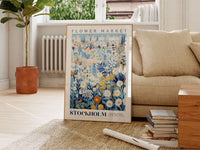 Stockholms blomstermarked plakat