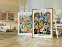 London Flower Market Poster