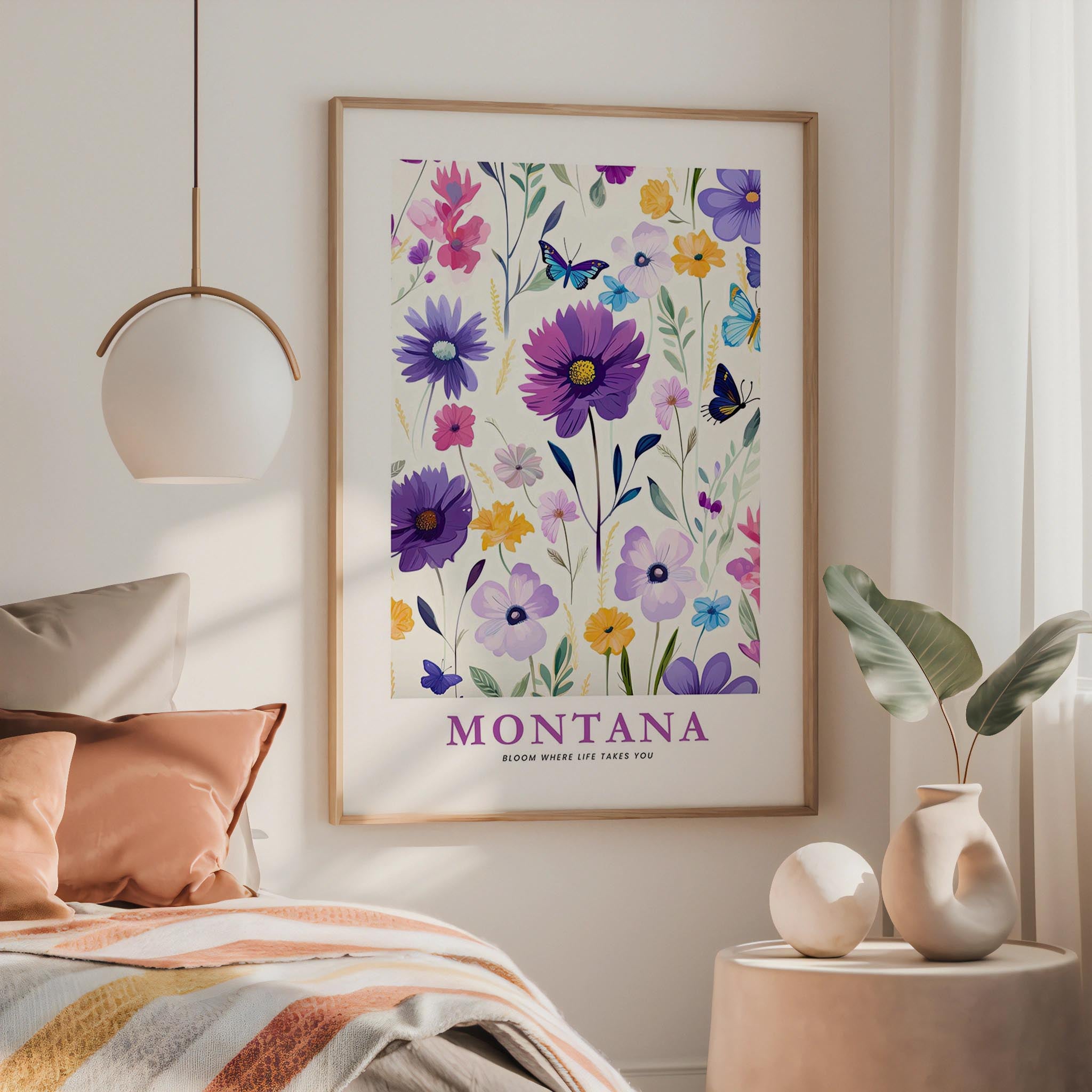 Montana Flower Art Print