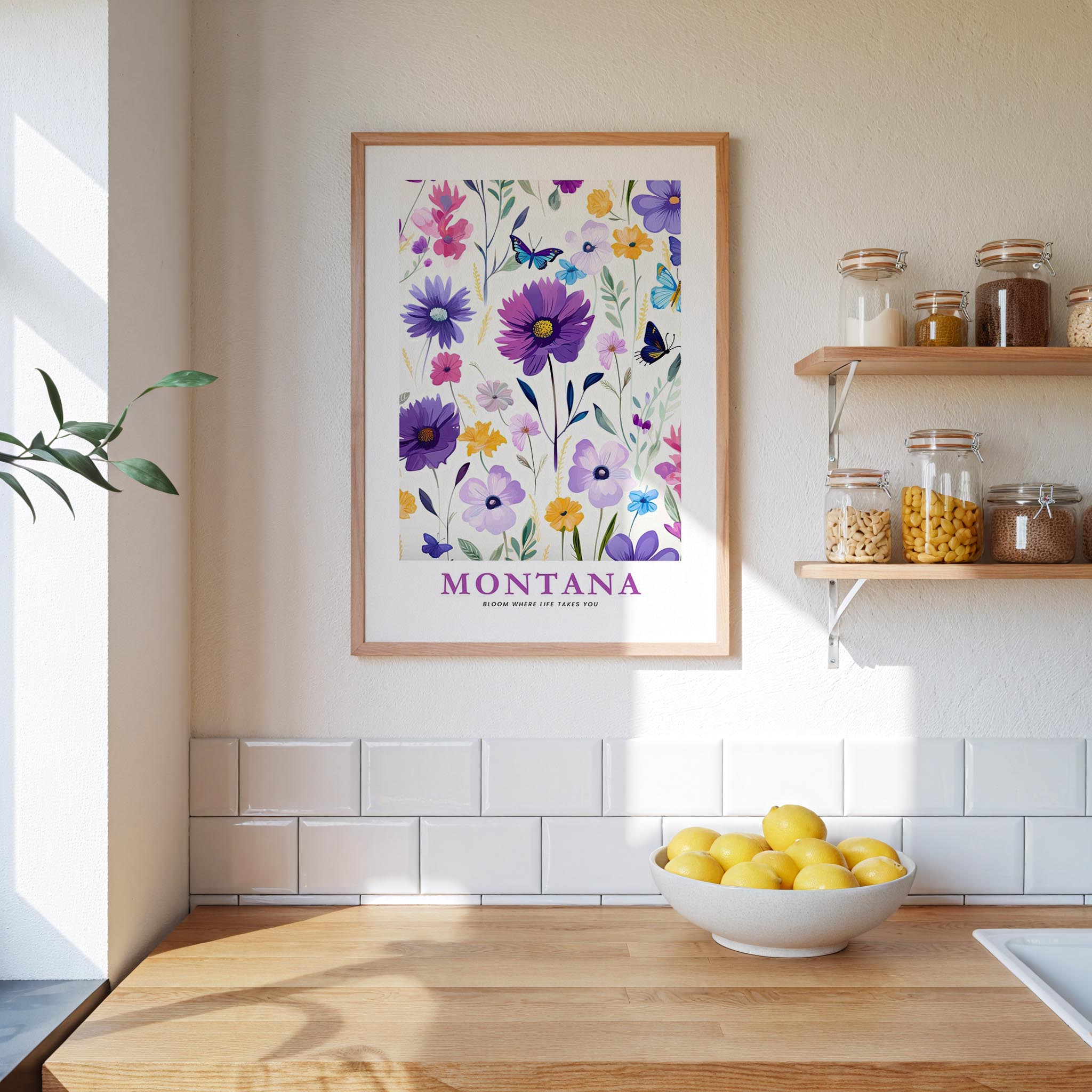 Montana Flower Art Print