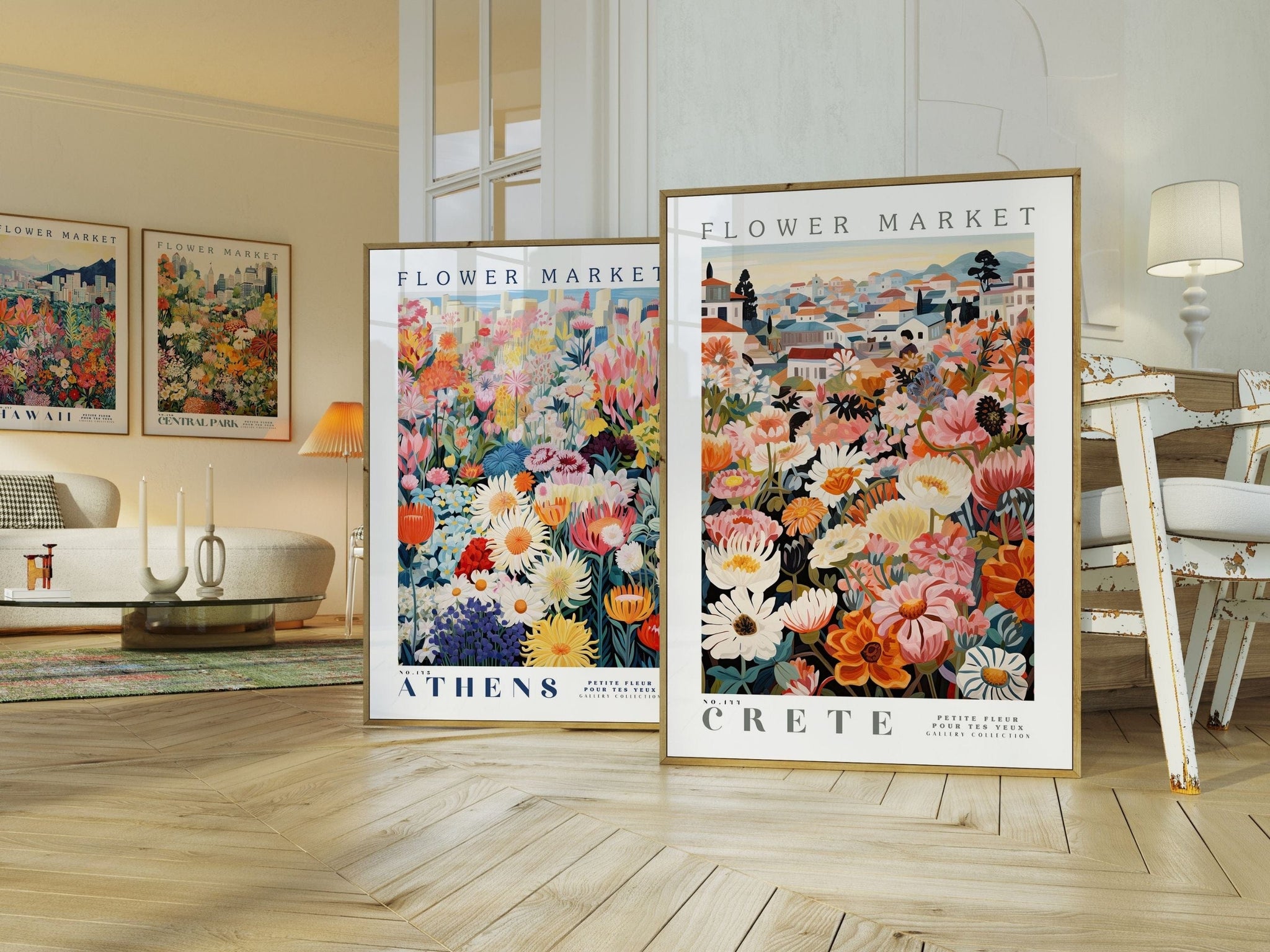 Hawaii Flower Market Poster