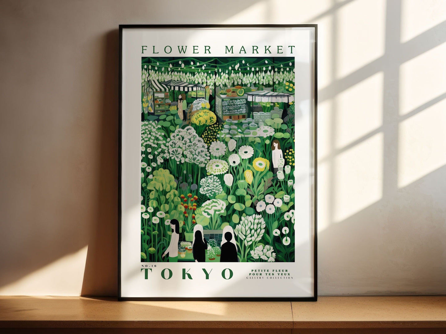 Tokyo Flower Market Poster