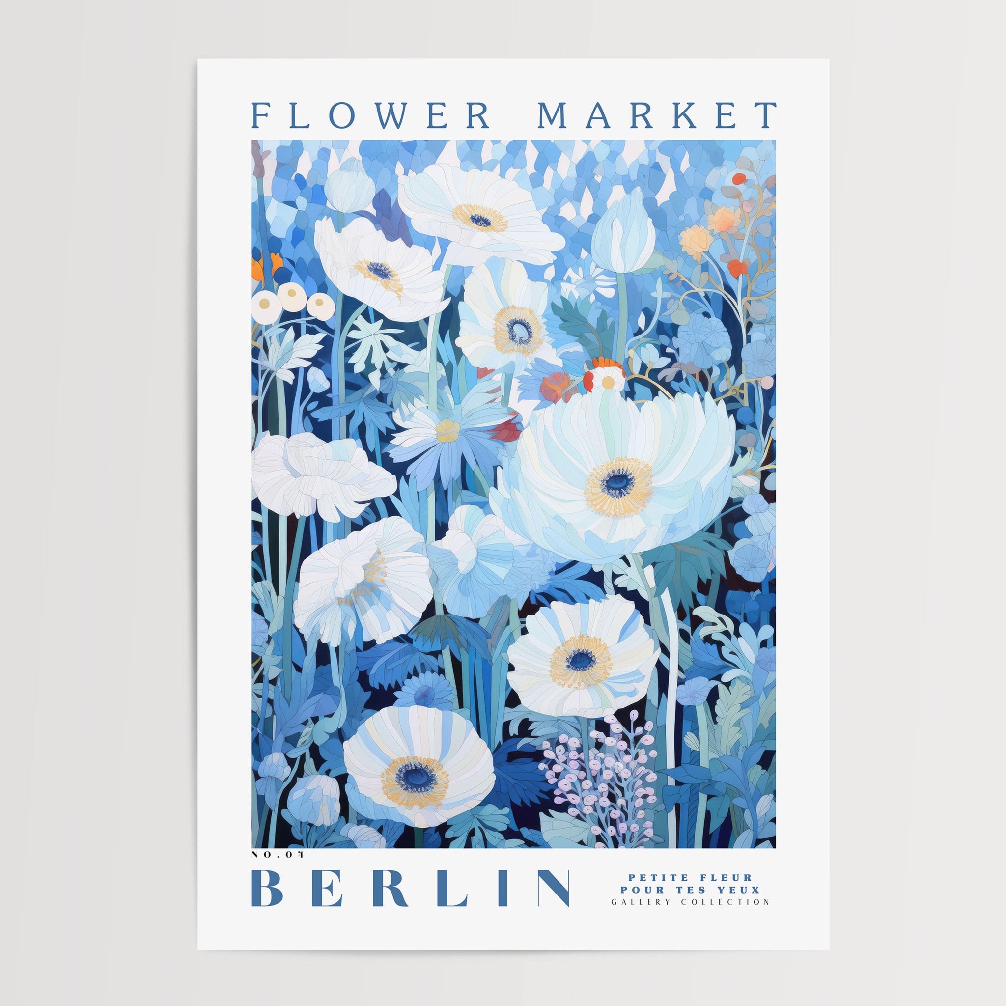 Berlin Flower Market Poster