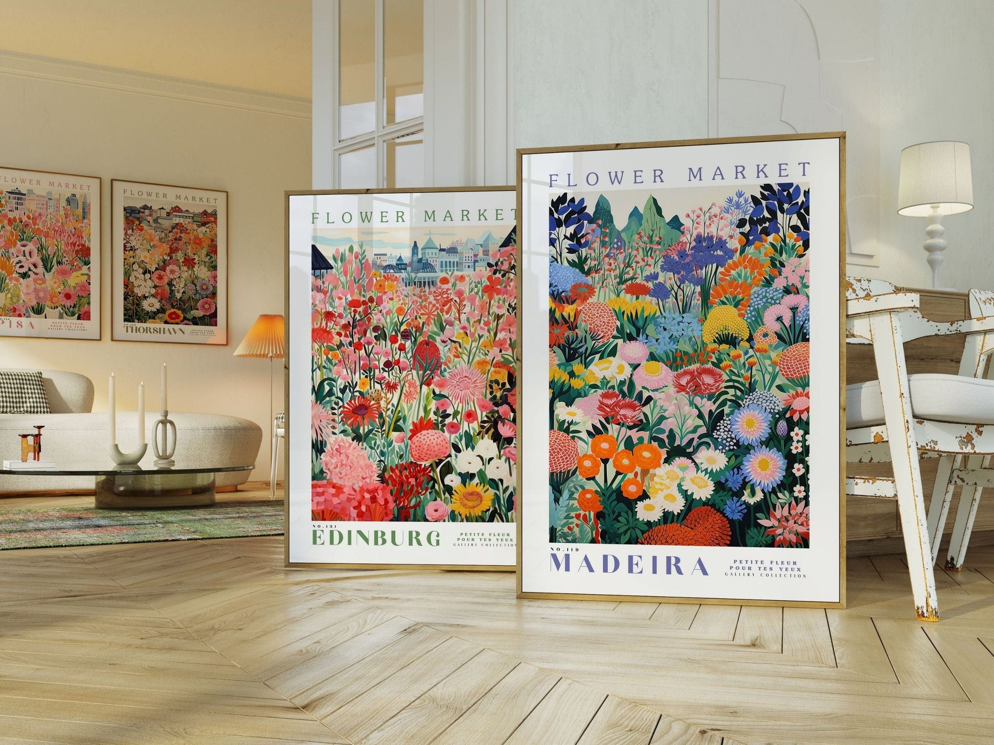 Madeira Flower Market Poster