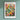 a flower market poster hanging on a wall