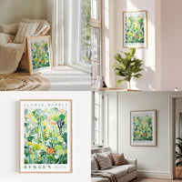 a living room filled with furniture and paintings