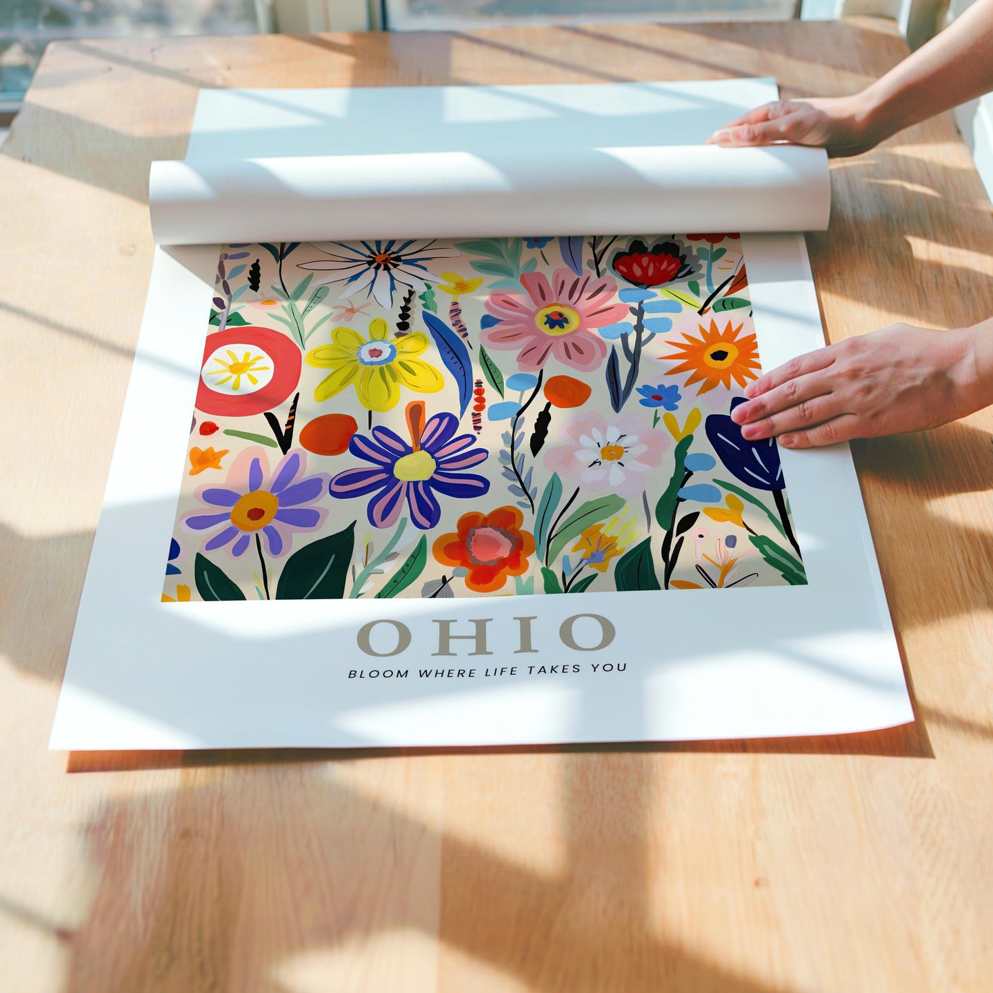 Ohio Flower Art Print