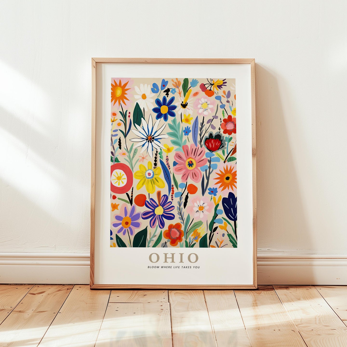 Ohio Flower Art Print