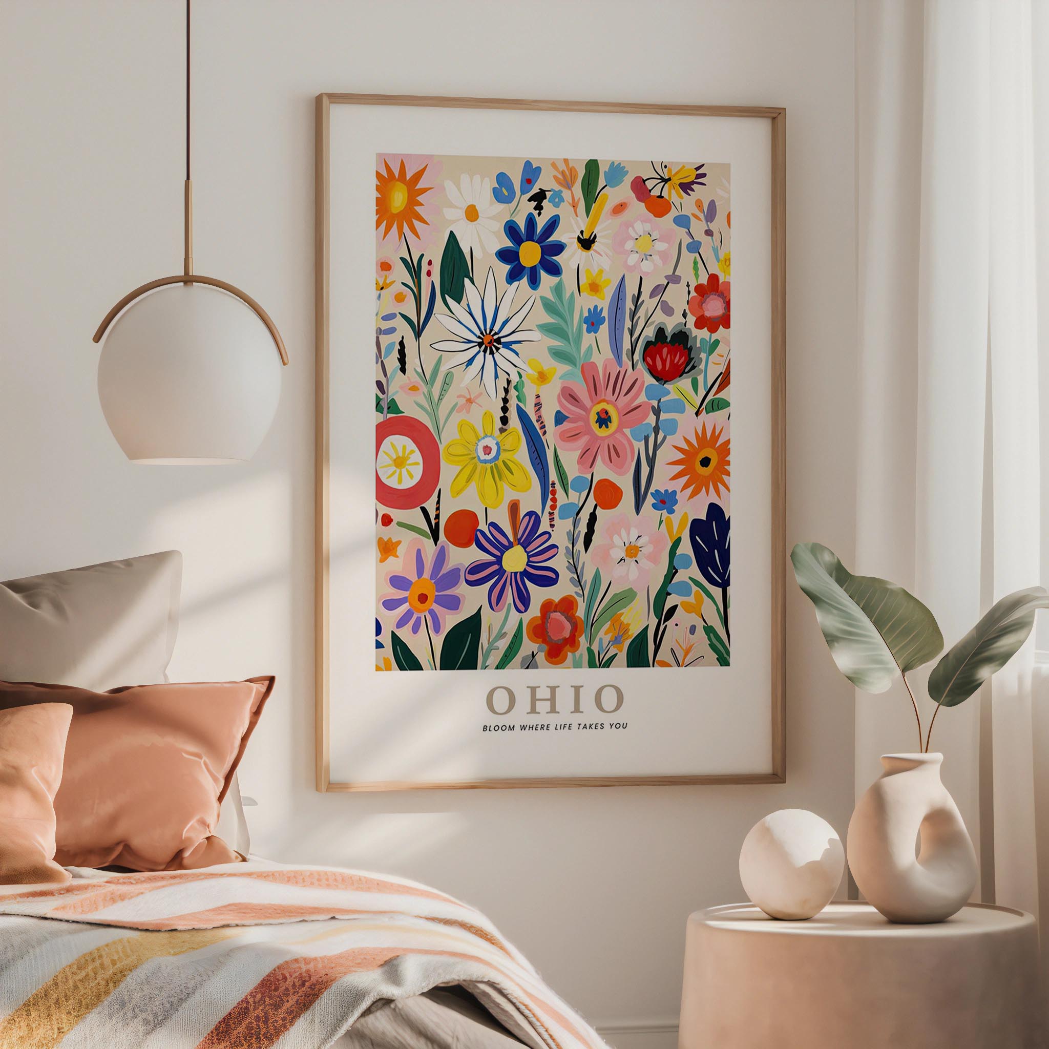 Ohio Flower Art Print