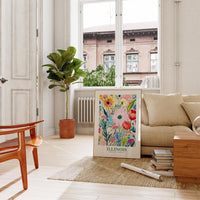 Illinois Flower Art Print