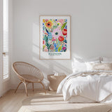 Illinois Flower Art Print