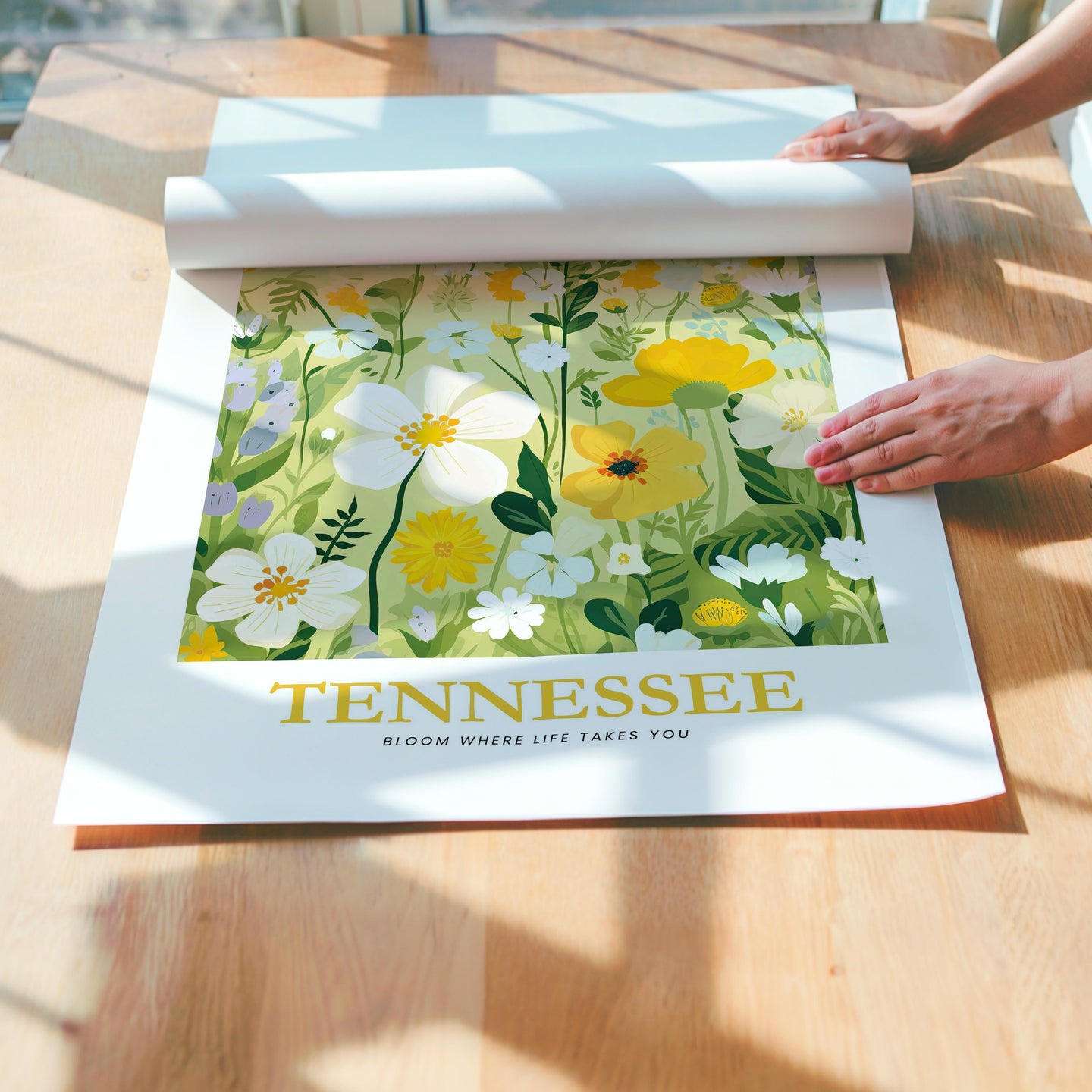Tennessee Flower Art Print
