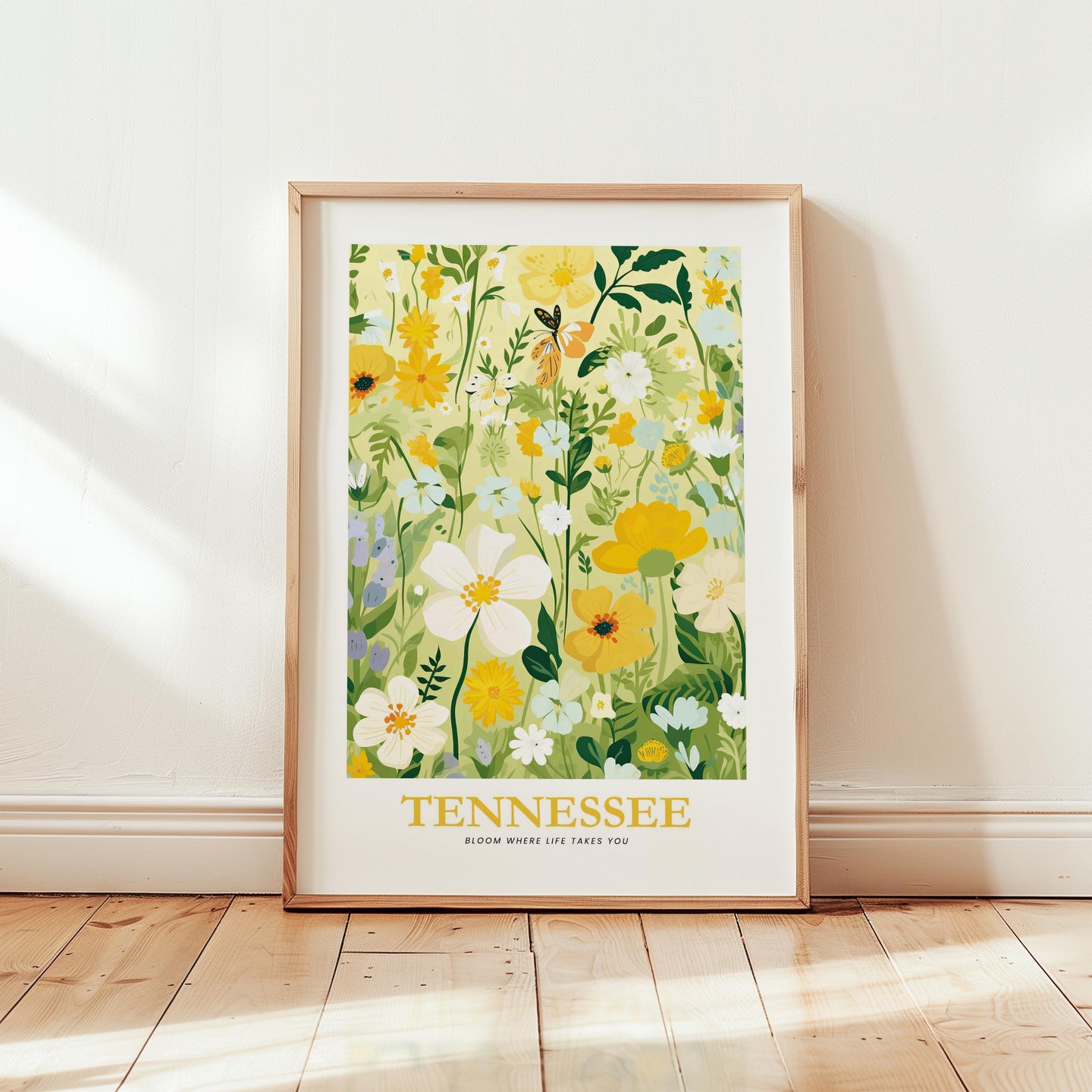 Tennessee Flower Art Print