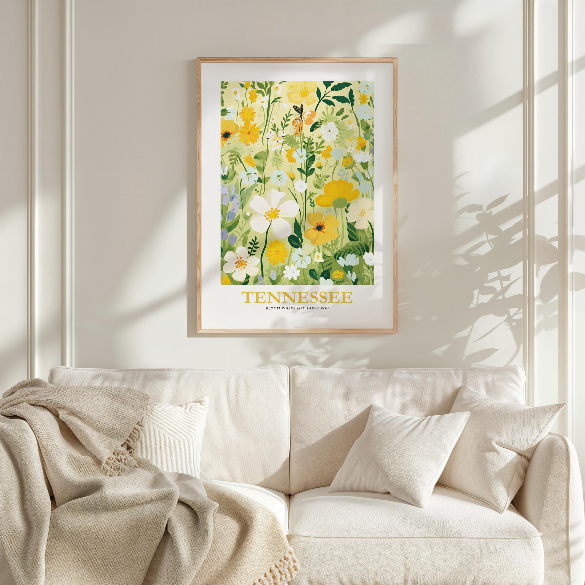 Tennessee Flower Art Print