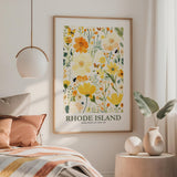 Rhode Island Flower Art Print