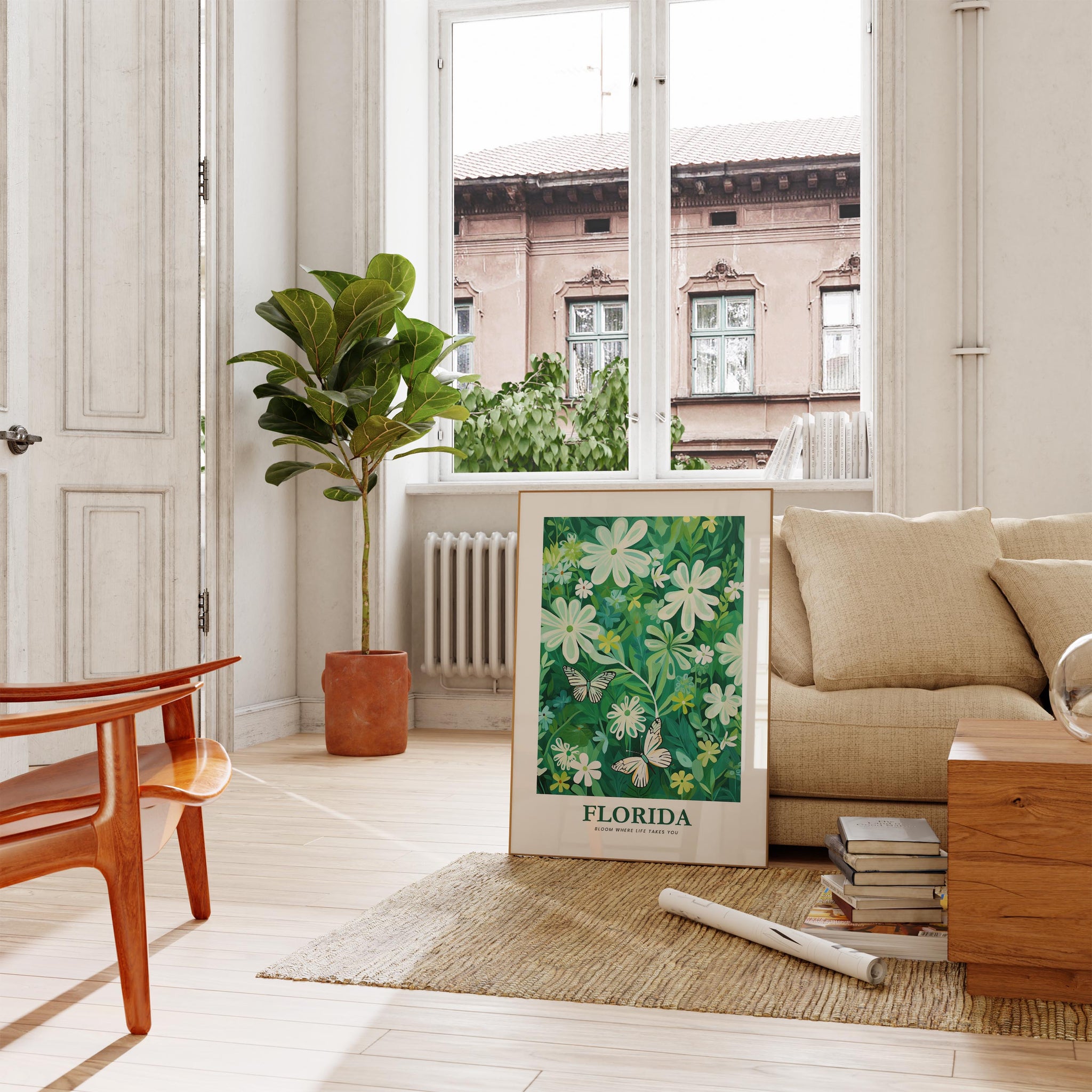 Florida Flower Art Print