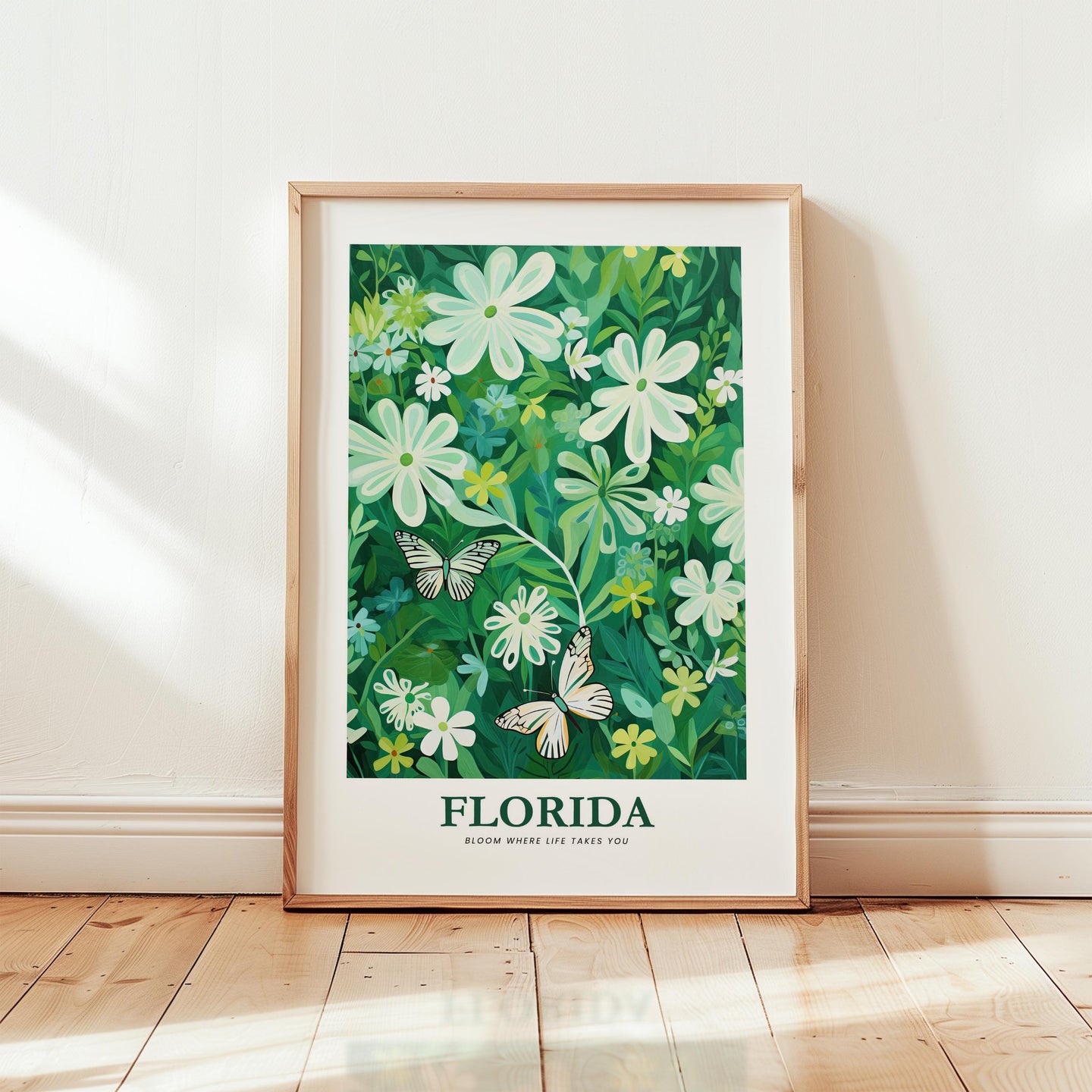 Florida Flower Art Print