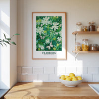 Florida Flower Art Print