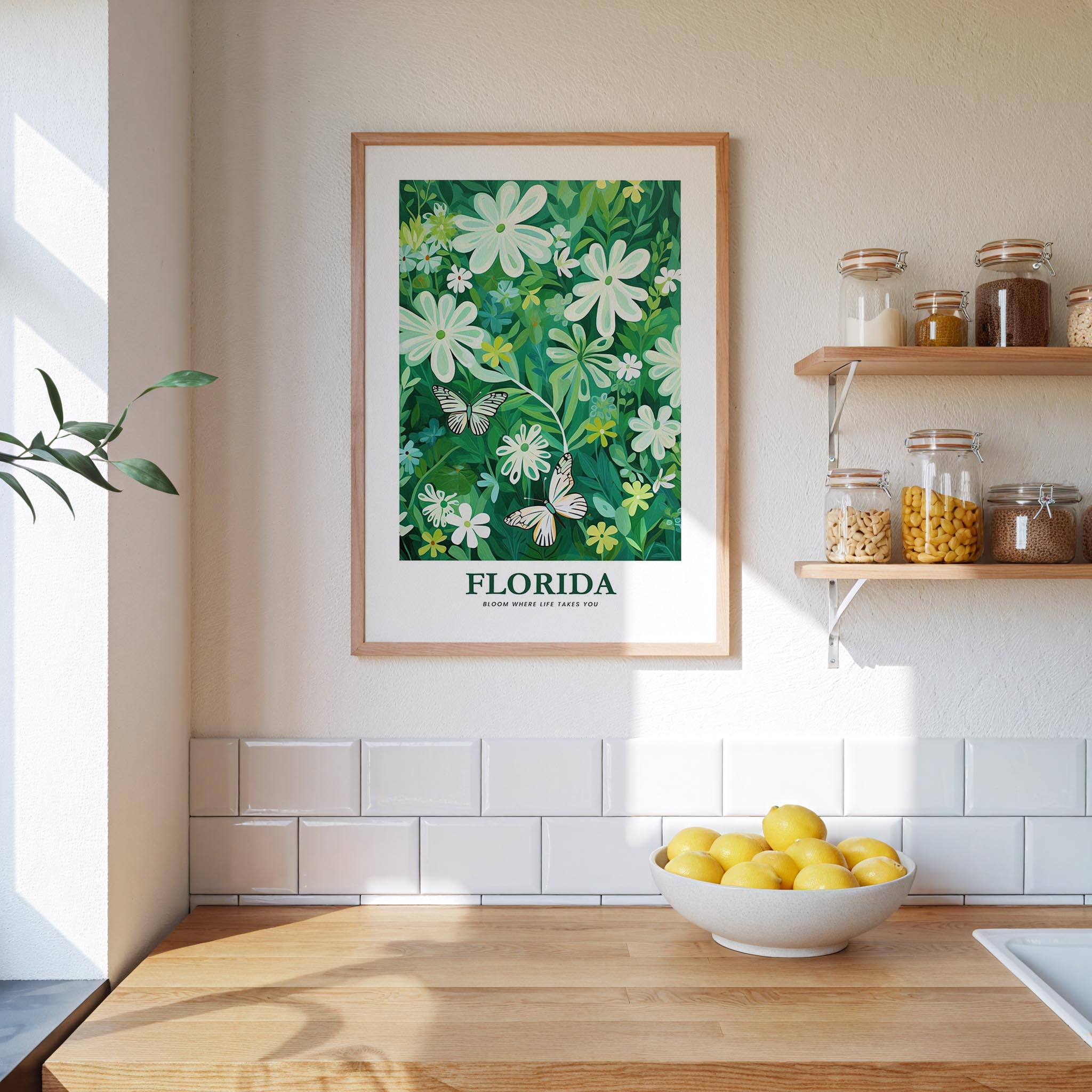 Florida Flower Art Print