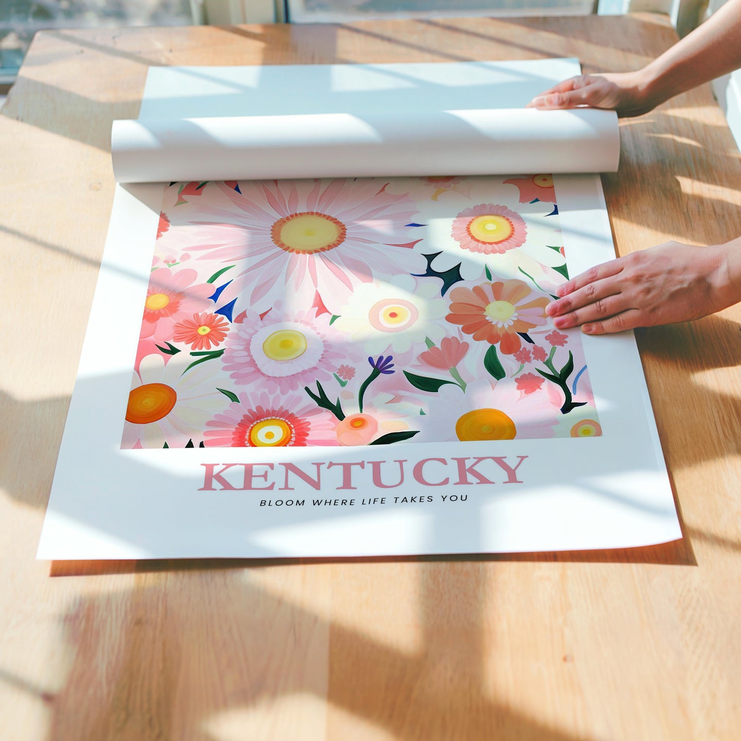 Kentucky Flower Art Print