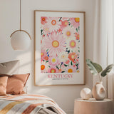 Kentucky Flower Art Print