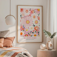 Kentucky Flower Art Print
