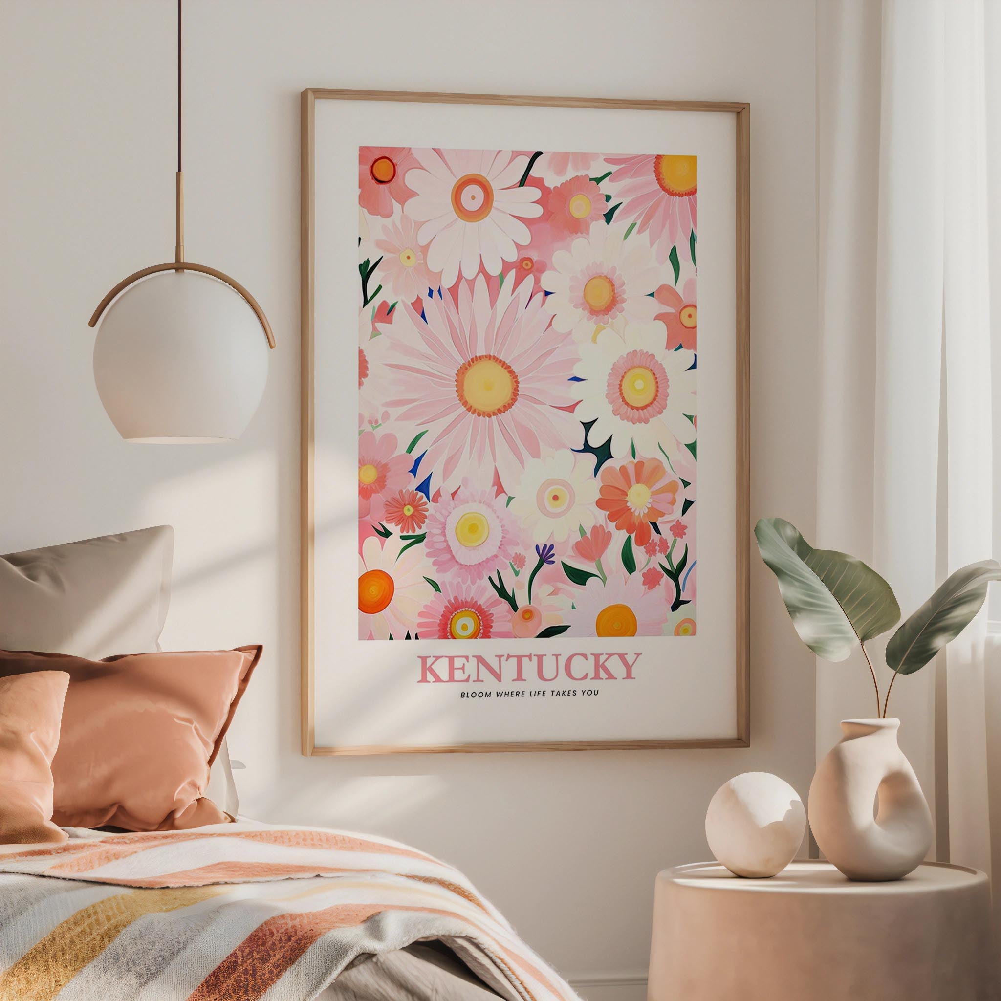 Kentucky Flower Art Print