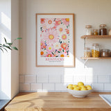 Kentucky Flower Art Print
