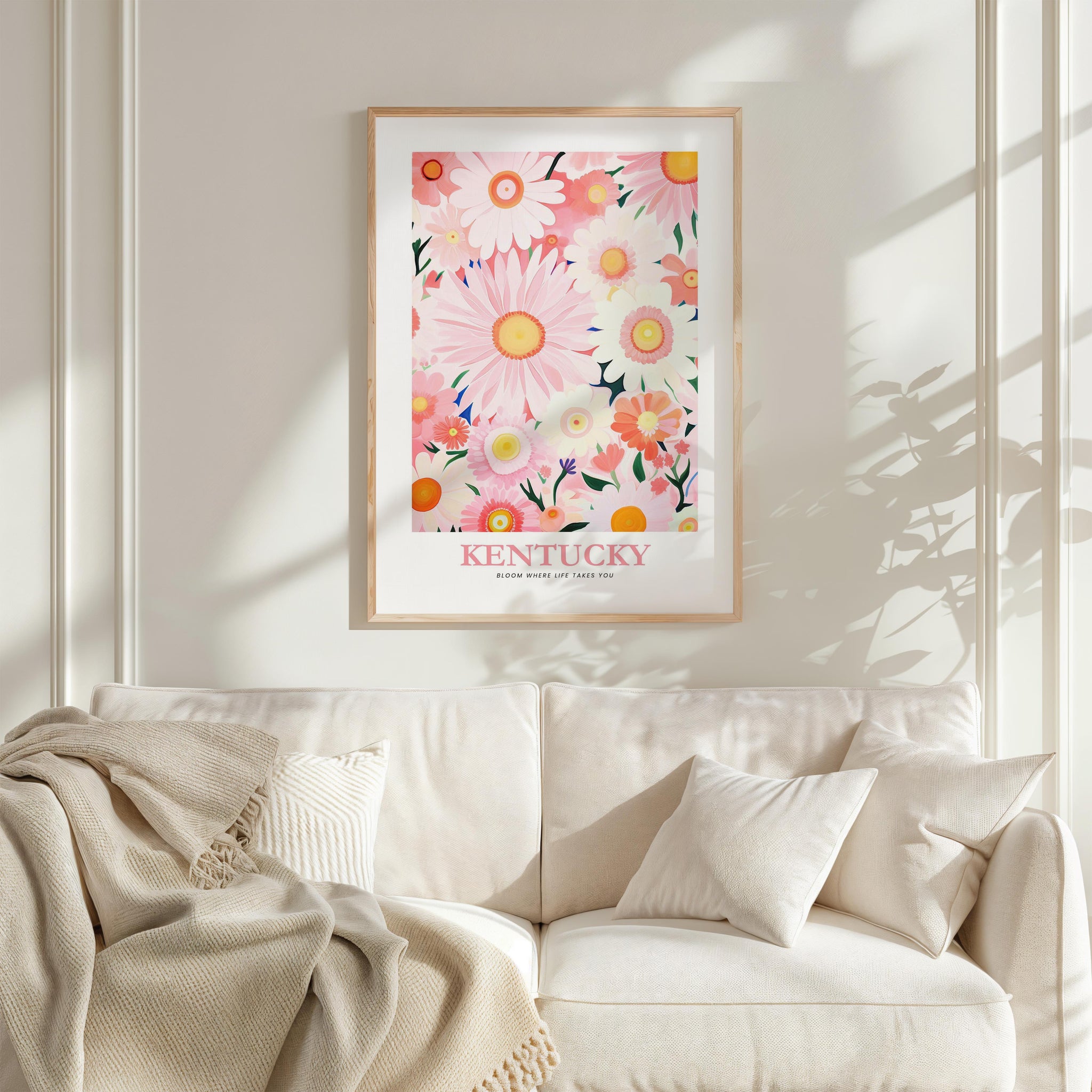 Kentucky Flower Art Print