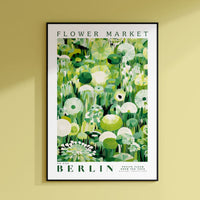 a poster hanging on the wall of a room