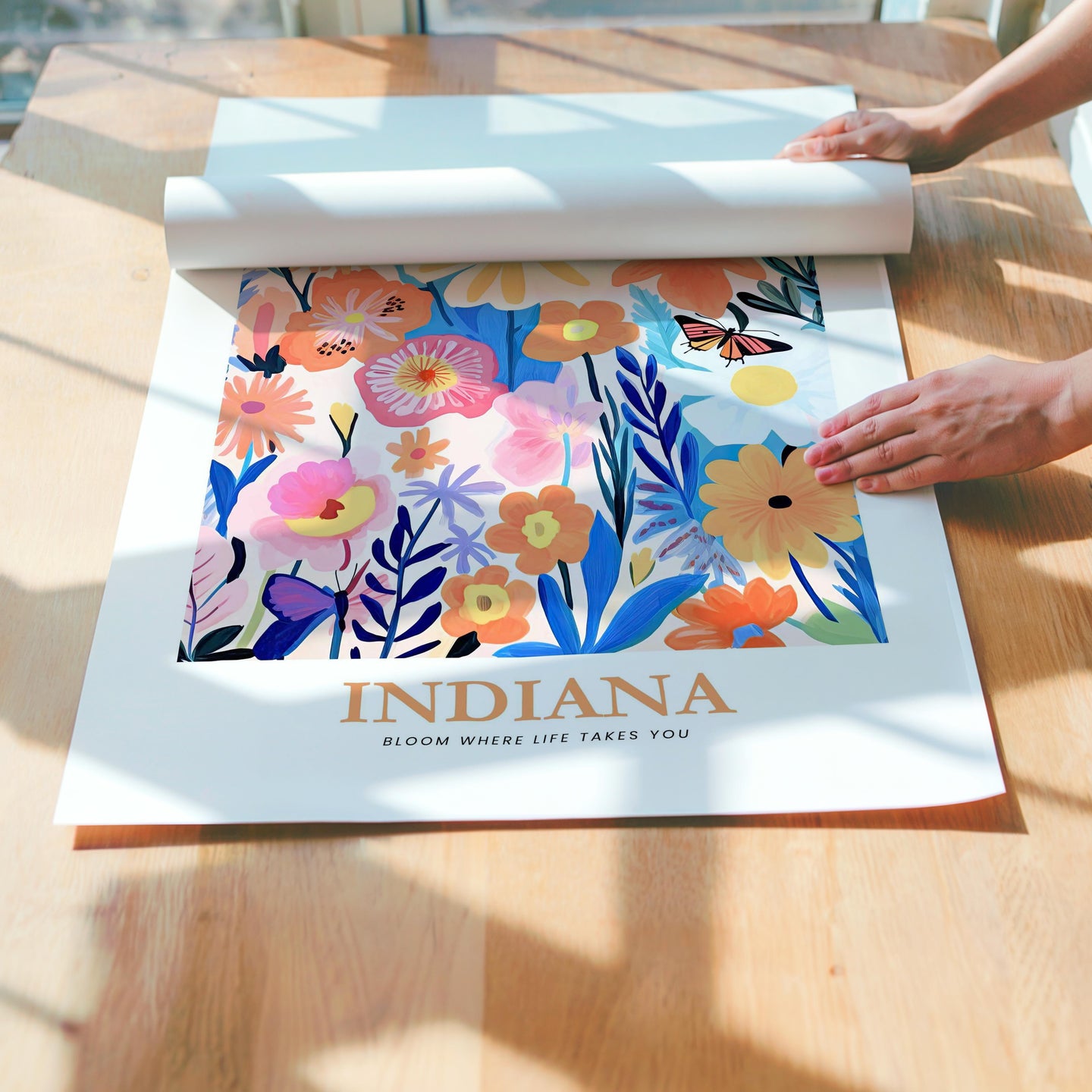 Indiana Flower Art Print