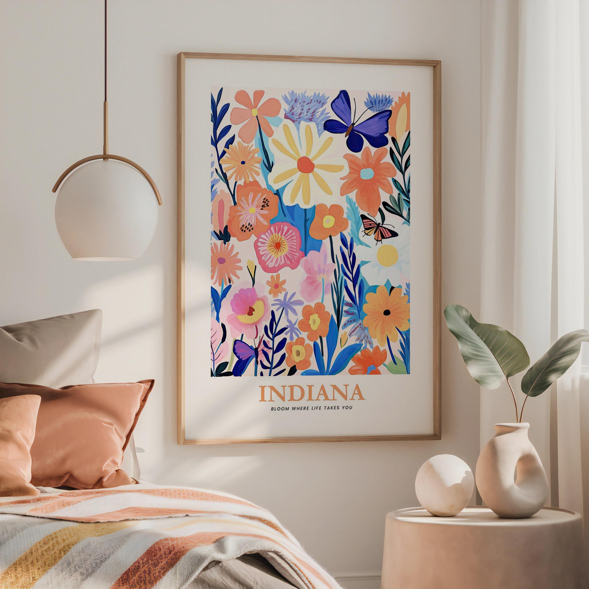 Indiana Flower Art Print