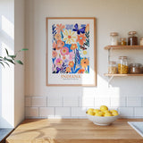 Indiana Flower Art Print