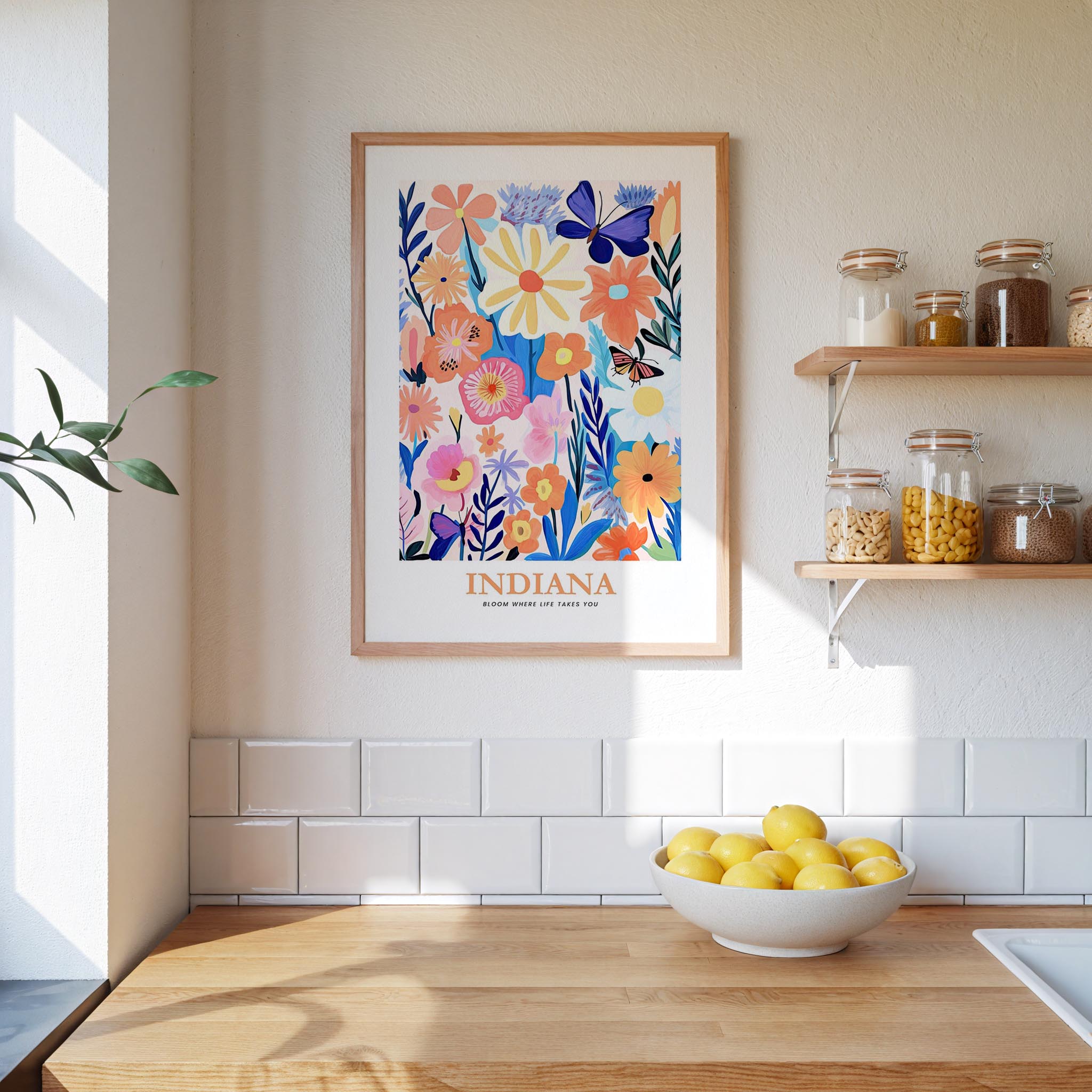 Indiana Flower Art Print