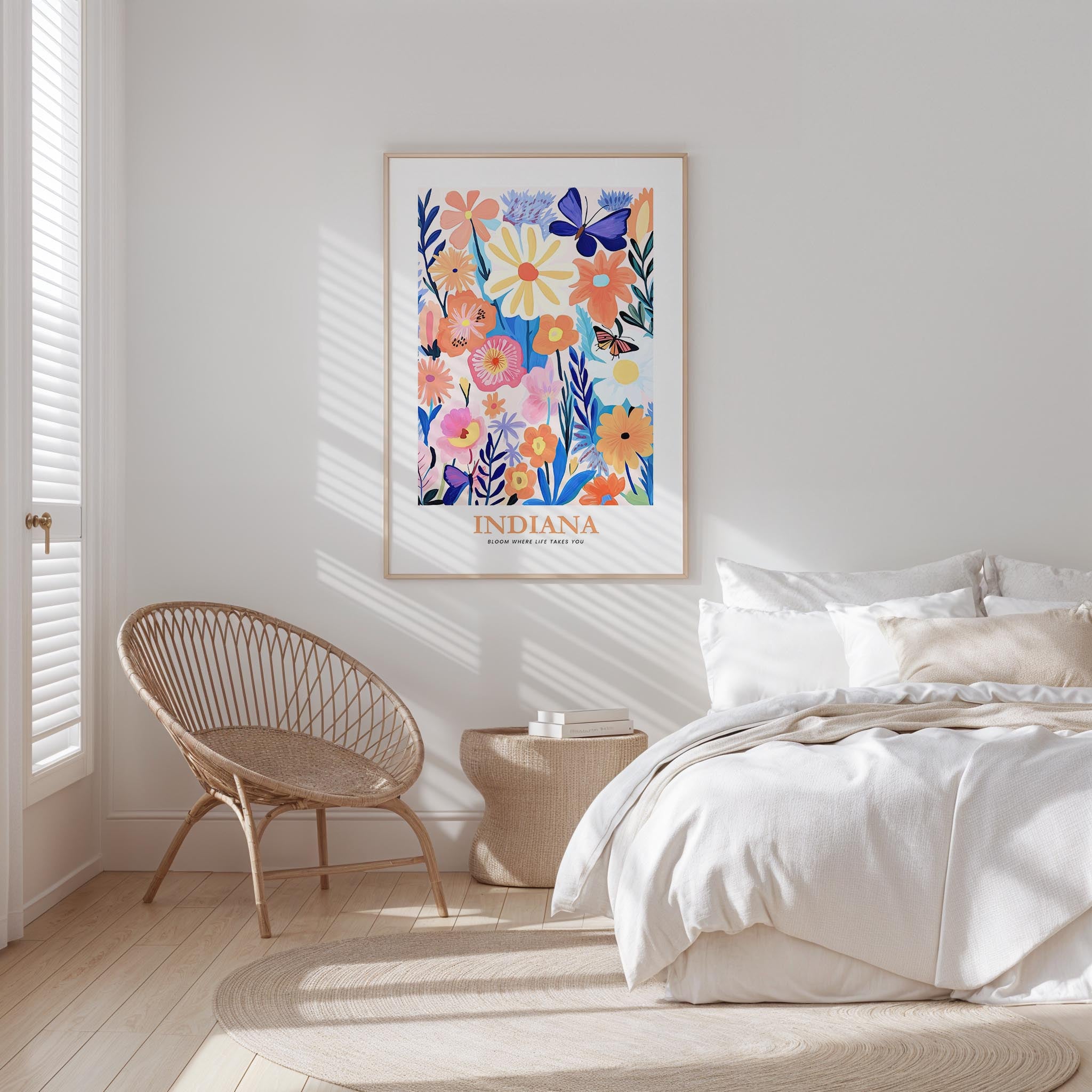Indiana Flower Art Print