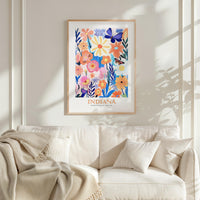 Indiana Flower Art Print