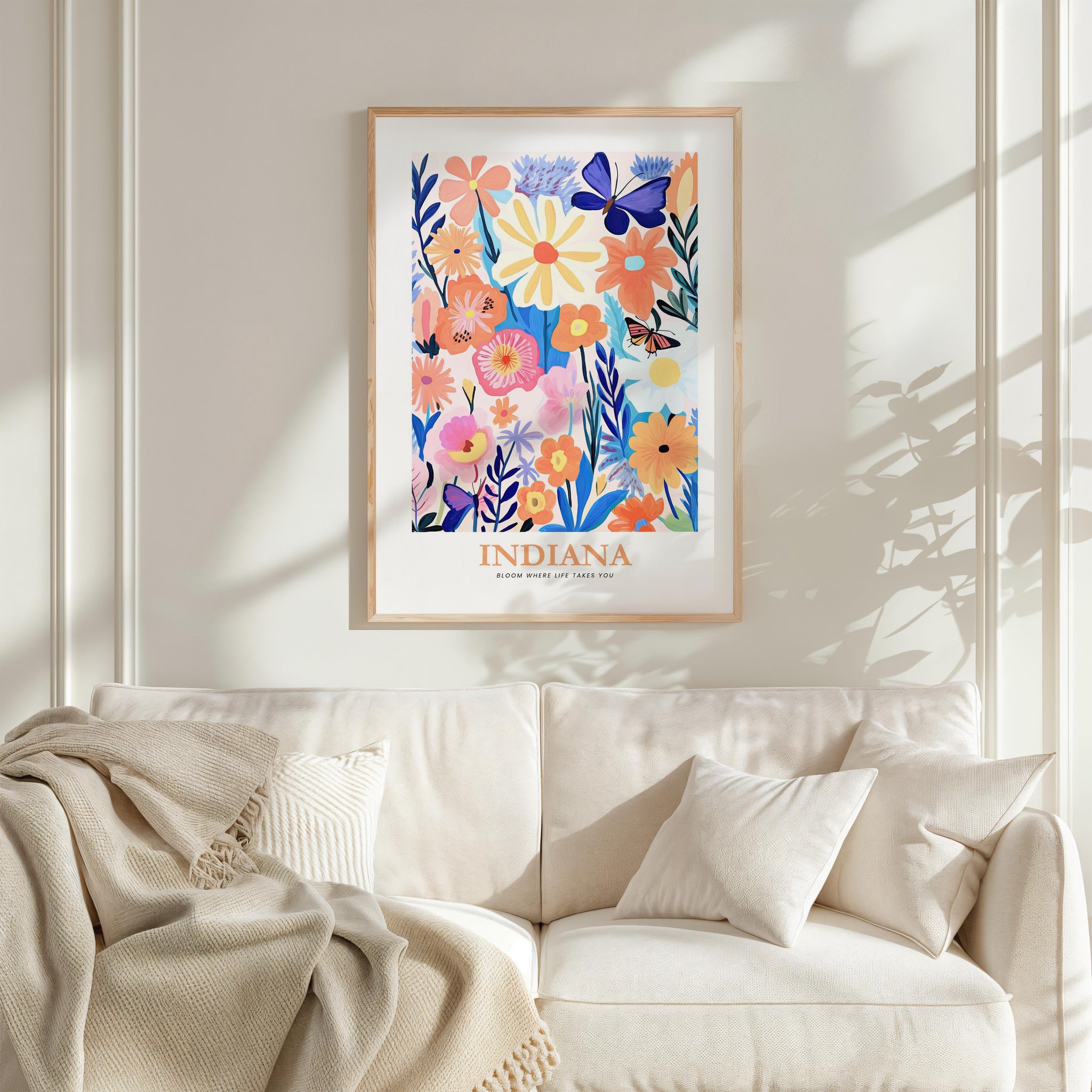 Indiana Flower Art Print