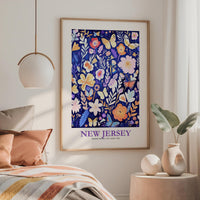 New Jersey Flower Art Print