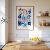 Iowa Flower Art Print