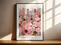 Manhattan Flower Market Poster