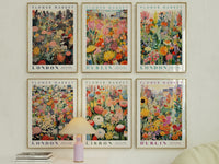 London Flower Market Poster