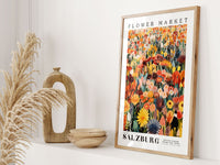 Salzburg Flower Market Poster