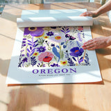 Oregon Flower Art Print