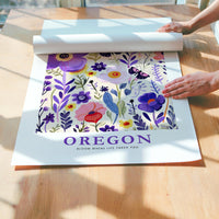 Oregon Flower Art Print