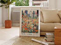 New York Flower Market Poster