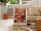 Tokyo Flower Market Poster