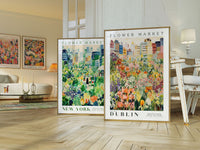 Dublin Flower Market Poster