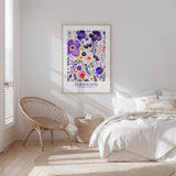 Oregon Flower Art Print