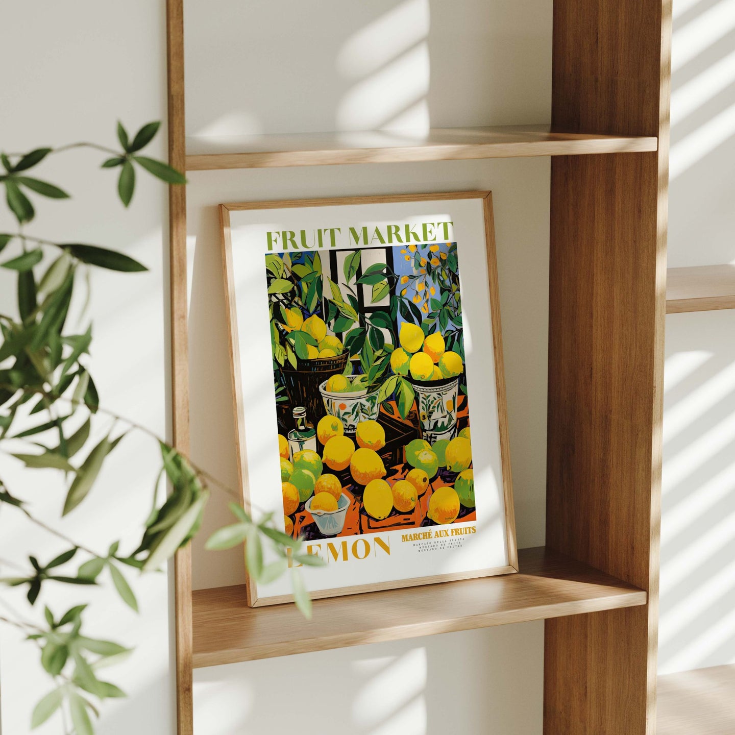 Lemon Fruit Market Poster