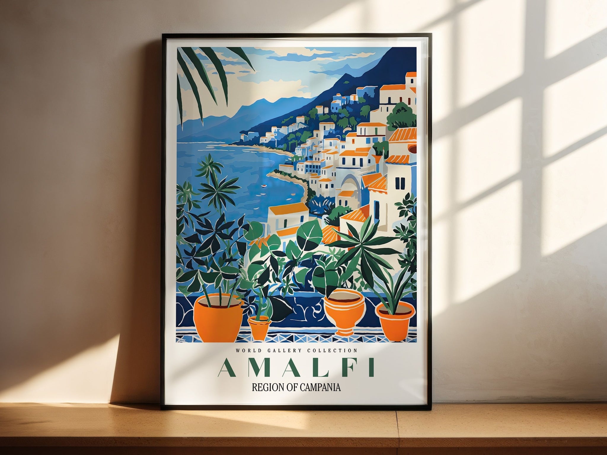 Amalfi coast print, Amalfi coast wall art, Italy Art Print, Travel Gift, Travel Poster, Europe Print, Italian Coast, Italian Riviera